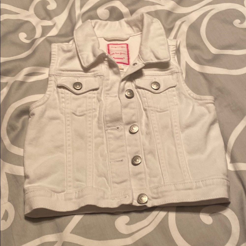 Gymboree girls denim vest